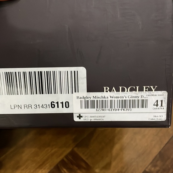 Badgley Mischka Ginny Heels in Ivory - 9.5 - Picture 7 of 8